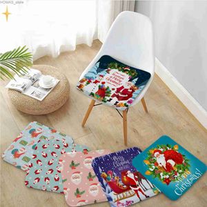 Coussin / oreiller décoratif dessin animé coussin de Noël tapis de chaise européenne tapis doux coussin de siège pour salle à manger maison de canapé de jardin extérieur décor tatami y240401