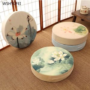 Kussen / decoratief kussen Chinese futon meditatie pad verdikking Verdienste Boeddha-baai raam ronde afneembare wasbare tatami kussen