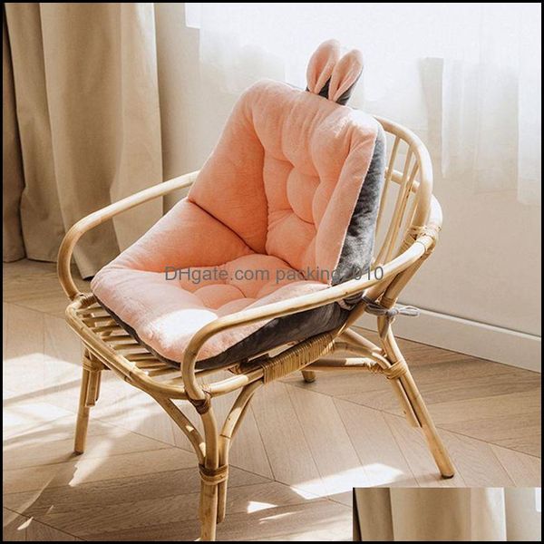 Coussin/oreiller décoratif confort semi-fermé un coussin de siège pour chaise de bureau soulagement de la douleur sciatique sièges de blanchisseur avec dos et Dha7S