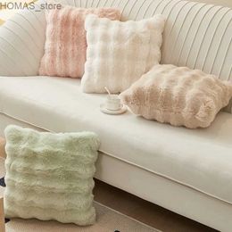 Coussin / oreiller décoratif crème toscane fiche de lapin ensemble en peluche canapé canapé à chambre tatami y240401