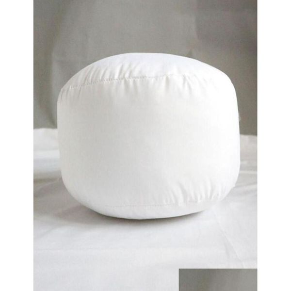 Coussin / Oreiller décoratif Coussin décoratif Coussin rond Siège Yoga Tatami Insert intérieur Coussin Core Filling2923564 Drop Delivery Home Dhg71