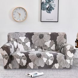 Coussin décoratif oreiller impression florale housse de canapé pour salon housses coton élastique canapé serviette chaise protecteur 1PC 230330
