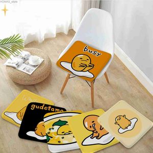 Cojín/almohada decorativa G-gudetama colchón amarillo colchón de almohadilla de almohadilla suave para almohadilla suave para el patio de comedor en el jardín al aire libre decoración de sofá tatami y240401