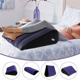 Cojín/almohada decorativa Almohada de viaje inflable Almohada multifuncional para el cuerpo Almohada lumbar para yoga Posiciones de viaje Soporte Cojín de aire Almohada triangular 230926