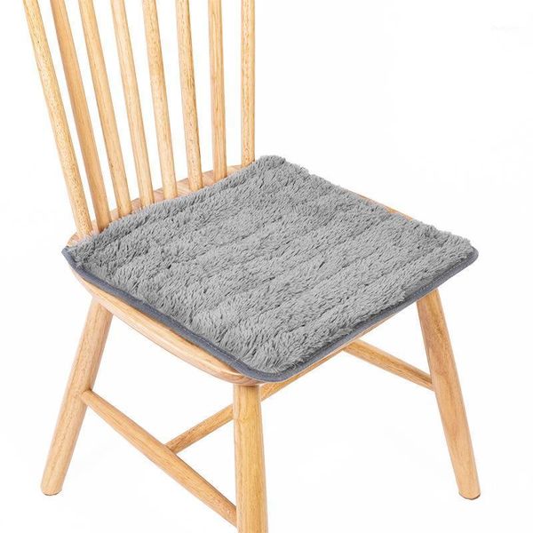 Coussin/oreiller décoratif coussin de chaise longue en peluche pour bureau coussins de salle à manger épais et chauds coussin de siège de canapé antidérapant salon Tatami lavable