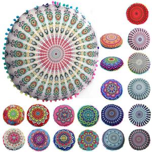 Coussin/Coussin Décoratif Oreillers De Sol Mandala Rond Coussin Bohème Coussins Housse 13Coussin/Coussin Décoratif/Coussin Décoratif/De