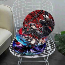 Cojín/almohada decorativa Persona 5 almohadilla decorativa de asiento de asiento para el hogar silla de palo suave carro de invierno barra de oficio almohadilla Y240401