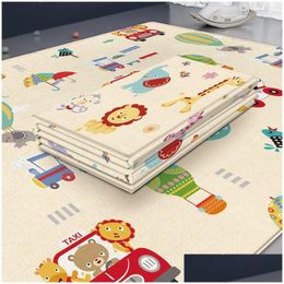 Coussin / Oreiller décoratif Oreiller bébé II Cling Pad Pliable Salon Tapis de jeu épaissi Enfants Escalade Drop Livraison Accueil Gard Dhhhr