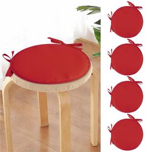 Cojín/almohada decorativa Almohadillas redondas para sillas de jardín Cojín de asiento para bistros al aire libre Taburete Patio Comedor YJCushion/Decorativo