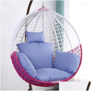 Coussin / Oreiller décoratif Couleur unie / Floral Suspendu Swing Egg Chair Er Case Pas de remplissage Panier de jardin Livraison directe Textiles de maison DHPKY