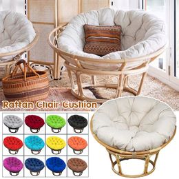 Kussen/decoratief kussen swing hanging mand stoel ronde vulling kussen kussen kussen rattan stoel kussen tuin mand indoor buiten ontspannen sofa kussens met stoel 230818