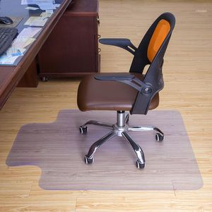 Kussen / decoratief kussen Transparant plastic vloer beschermende mat antislip stoel kussen voor hout in woonkamer studie kantoor1