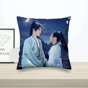 Kussen/decoratief kussen yang zhao lusi dubbelzijdige drukkussencase+ kern qie shi tian xia feng lanxi xiyun sofa autokussen