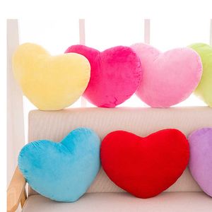 Kussen/decoratief pluche schattig speelgoed voor minnaar kinderen vrienden Festival kinderen vrienden cadeau Zacht pluche gevuld rood liefde hartvormig speelgoed