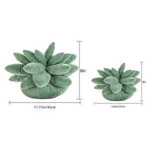 Kussen/decoratieve succulente vetplanten cactus schattige vetplanten voor tuin of groenliefhebbers of slaapkamer woondecoratie