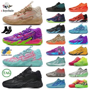 Designer Heren Dames mb01 mb03 Lamelo Ball Basketbal Schoenen Pumps Mb.03 Toxic Galaxy Blue Hive LaMel-O mb02 Nickelodeon Slime Trainers Sneakers Outdoor Maat 42