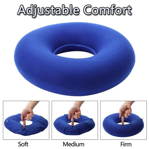 CojínAlmohada decorativa Almohada de aire Cojín posparto Almohadilla para escaras Alivio del dolor Cojín Almohadilla antipresión Almohada para hemorroides Cojín de donut 231214