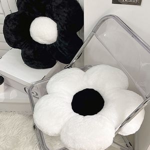 CushionDecorative Pillow Ins Flower Cushion Plush Soft Office Throw Lumbar Support Classroom Chair Waist Girl Car Home Decor Gifts 230711