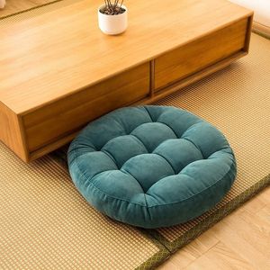 CushionDecorative Pillow Inyahome Meditation Floor Round Pillow for Seating on Floor Solid Tufted Thick Pad Cushion For Yoga Balcony Chair Seat Cushions 230420