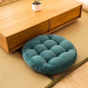 CushionDecoratief kussen Inyahome Meditatie vloer Ronde voor zitplaatsen op vast getuft dik kussenkussen voor yoga balkon stoel stoel kussens 221109