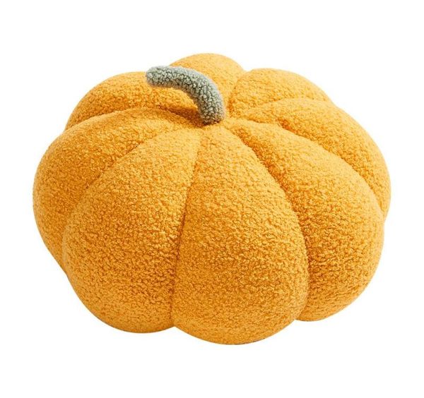 Coussin décoratif oreiller chaise de bureau coussin violet jaune blanc forme de citrouille coussins pour Halloween décor mignon enfants peluche 1442524