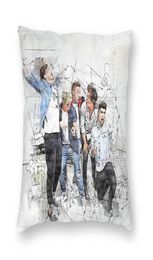 CushionDecorative Pillow One Direction Boy Band Cushion Cover 45x45 Home Decoratief 3D -printen Celebrity Verenigd Koninkrijk Throw CA6391857