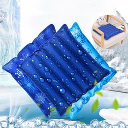 Coussin décoratif oreiller flocon de neige goutte à goutte impression eau remplissage glace coussin maison voiture chaise coussin refroidissement oreiller 230719