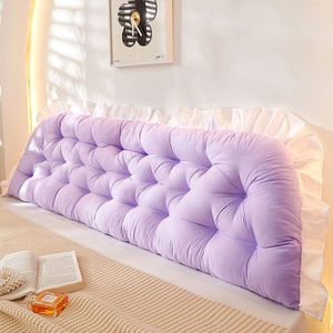 KussenDecoratief kussen Tatami Kussen Hoofdeinde Roze Kussen Bed Slapen Nek Lichaamskussen Nachtkastje Kussen Grote rugleuning Ondersteuning Bolster Room Decor 230619