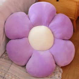 Coussins 30/50/65 cm de fleurs réalistes en forme de fleur en forme de tapis de peluche bébés filles enfants jeu coussin coussin farcis de plante douce fleurs