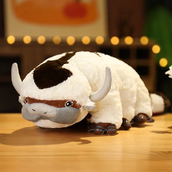 Coussins 55cm avatar le dernier airbender appa peluche toys avatar appa momo peluche poupée anime animaux en peluche mollet