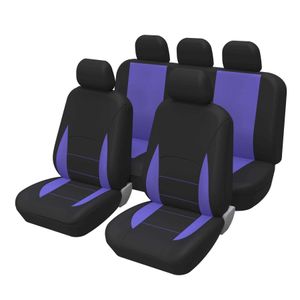 Cojines Auto Cars Camiones y SUV Cómodas mallas Purple Grey Car Covers para asientos delanteros Truck Seat Protectors AA230520