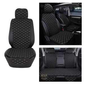 Kussens Autoverslagbeschermer vooraan achterbank kussen kussenmat met rugleuning voor Auto Automotive Interior Truck SUV of Van AA230520