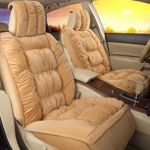 Coussins Housse de siège de voiture Pad Mat Antidérapant Hiver Warm Down Cotton Protector Universal Auto Chair Cushion with Silk Floss Plush AA230520