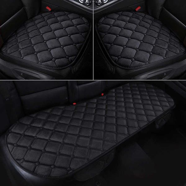 Coussins Housse de coussin de siège de voiture Tapis de protection automobile pour Audi Haval F7 Golf 4 Auto FrontRearEnsemble complet d'accessoires intérieurs en peluche Protecteur AA230525