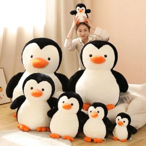 Coussins Nouveau arrivée 22/50 cm géant géant doux pingouin en peluche animal jouet coussin canapé-lit jet de lit