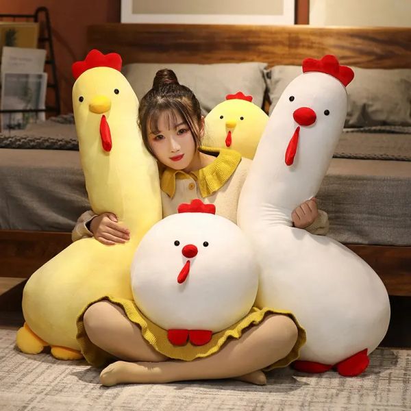 Coussins nouveaux géants moelleux coq en peluche toys somnifères