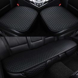 Coussins Coussin de housse de siège en cuir PU Convient pour SKODA Octavia A5 A7 Kodiaq Superb Wagon Fabia Rapid Yeti Combi Accessoires de voiture AA230525