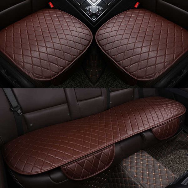 Cojines Funda de asiento de cojín universal de cuero PU para Mercedes MLClass GLClass V G Class Viano Accesorios para automóviles Detalles interiores AA230520