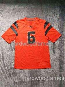 CUSM Oregon State Beavers Football Jersey #6 Orange Men Women Youth Stitch Voeg elk naamnummer XS-5XL toe