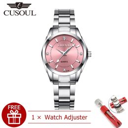 Cusoul Femmes Montre De Mode Sport Quartz Femmes Montres Femme Casual Montres 30 M Étanche Femmes Montres 201116