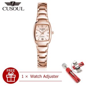 Cusoul Reloj de moda para mujer Deportes Relojes de cuarzo para mujer Relojes casuales para mujer 30M Relojes de pulsera impermeables para mujer con banda gratis 201119