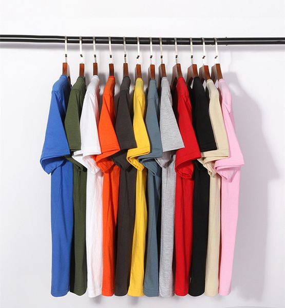 T-shirt uni unisexe 100% coton personnalisé, bricolage, impression par Sublimation, T-shirts vierges pour hommes, 240g/m²