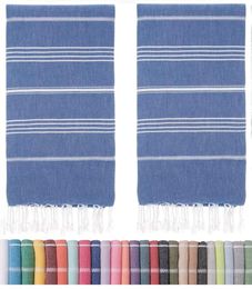 Serviette turque en coton 90x180 cm personnalisée Ultra Soft Feel Sand Free Beached Absorbant Absorbant Dry Not More Bad Odor Surdimension Light Travel Towels