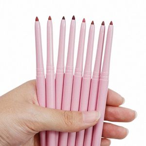 Custom 15 kleuren Waterdichte Lipliner Lg Blijvende Gemakkelijk Te Dragen Dame Charmante Lip Liner Kleurrijke Zacht Potlood Bulk Lipstick Gereedschap g28V #