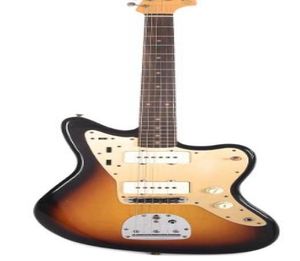 Custom 1959 Jazzmaster Journeyman Desvaqueado 3tone Sunburst Electric Guitar Wide Lollar Pickups Cuerpo de altura Amber Cap Vintage7978351