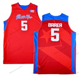 Custom 2008 Beijing Jose JJ. Oea # 5 Basketbal Jersey Arroyo Puerto Rico Jerseys S-4XL Elke naam en nummer topkwaliteit