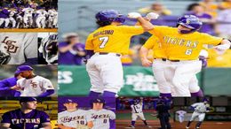 Custom 2020 LSU Baseball Jersey College Giovanni Digiacomo Daniel Cabrera DJ LeMahieu Aaron Nola Alex Bregman Gausman Beloso Dugas4140318