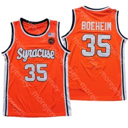 CUSTOM 2021 Nouveau NCAA College Syracuse Orange Basketball Jersey 35 Buddy Boeheim Drop Shipping Taille S-3XL