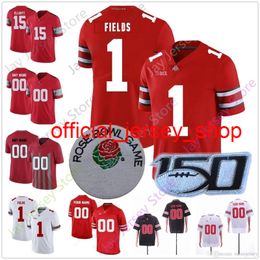 Maillot de football personnalisé 2021 Ohio State Buckeyes OSU 68 Ryan Jacoby Dobbins Master Teague III Binjimen Victor Chris Olave K.J. Colline Austin