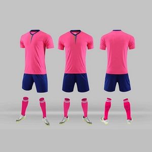Custom 2021 Soccer Jersey Sets Heren- en Dames Volwassen Oranje Sport Training Aangepast Voetbal Shirt Team Uniform 16
